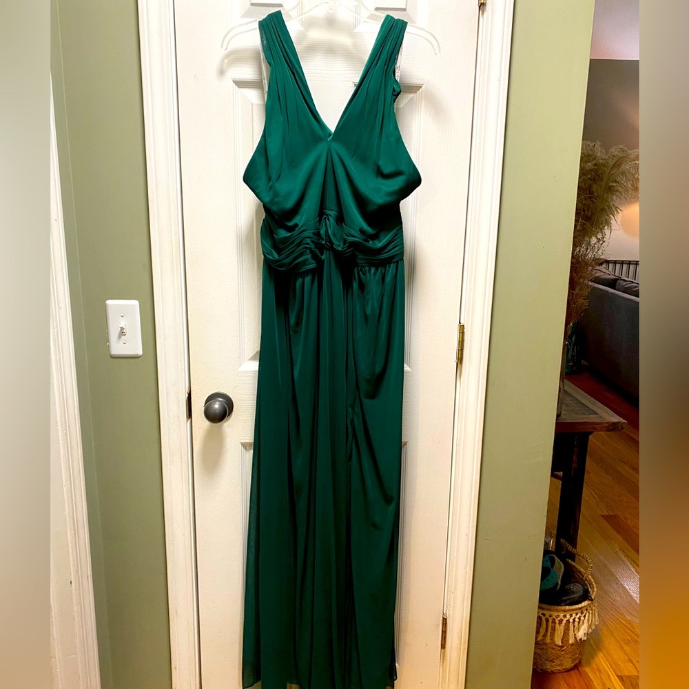David’s Bridal Bridesmaid Dress in Juniper